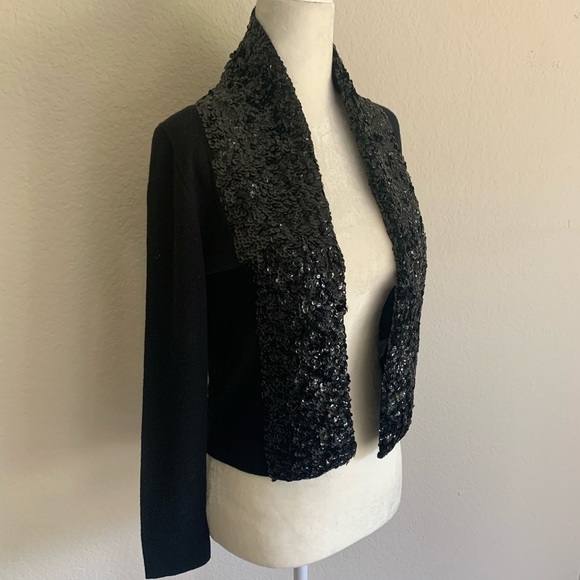 J.Crew Sequin Open Front Sweater Cardigan NWT - Picture 5 of 8